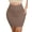 Mocha Brown, variant on USEASY Seamless Shaperwear Slips for Women Tummy Control Half Slips Under Dress Waist Cincher Shapewear Skirt