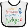 thumbnail image 3 of Inktastic Future Judge for Kids Boys or Girls Baby Bib, 3 of 4