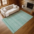 thumbnail image 7 of Addison Rugs Mayfield Premium Machine Washable Transitional Stripes Turquoise Rectangle Rug, 10' X 14' Machine Washable Transitional Stripes Turquoise Oversized Sherpa Throw Blanket, 7 of 7