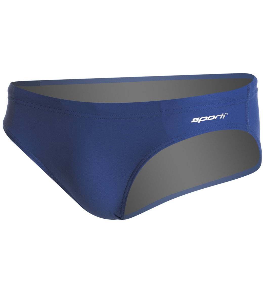 sporti solid swim euro brief swimsuit