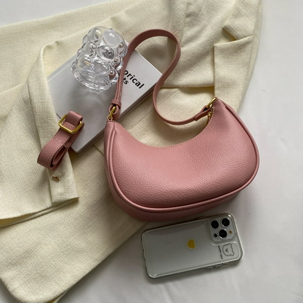 Bolsa De Hombro Bolsa de axila para mujer Bolsa de mano elegante de Color solido a la moda para chica Bolsas de mano para mujer Ndcxsfigh Para Estrenar Walmart en linea