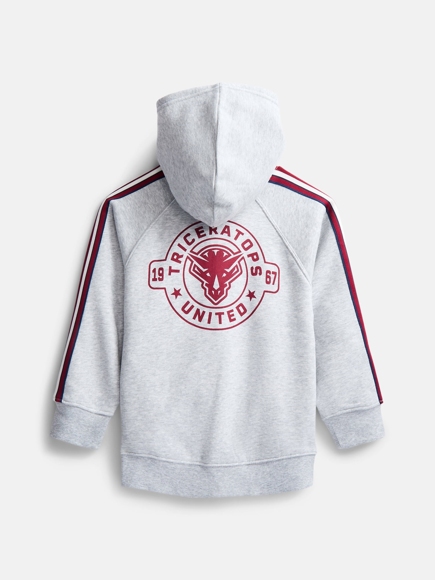 Wonder Nation Little Boys Raglan Zip Up Hoodie with Long Sleeves, Sizes 4-10