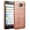 Rose Gold, variant on Case for Jitterbug Smart2, Nakedcellphone Slim Ribbed Rubberized Hard Shell Cover [with Kickstand] for GreatCall Jitterbug Smart2 Phone (5049SJBS2, Smart-2)