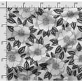 thumbnail image 2 of Soimoi Floral Print, Velvet Fabric Decor Sewing Fabric By The Yard- 54 Inch WideDecorative Fabric For Upholstery And Home Accents-Gray, 2 of 5