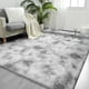 thumbnail image 1 of Alfombra FlyDOIT 274x366 cm de Felpa Teñida en Gris y Blanco, 1 of 9