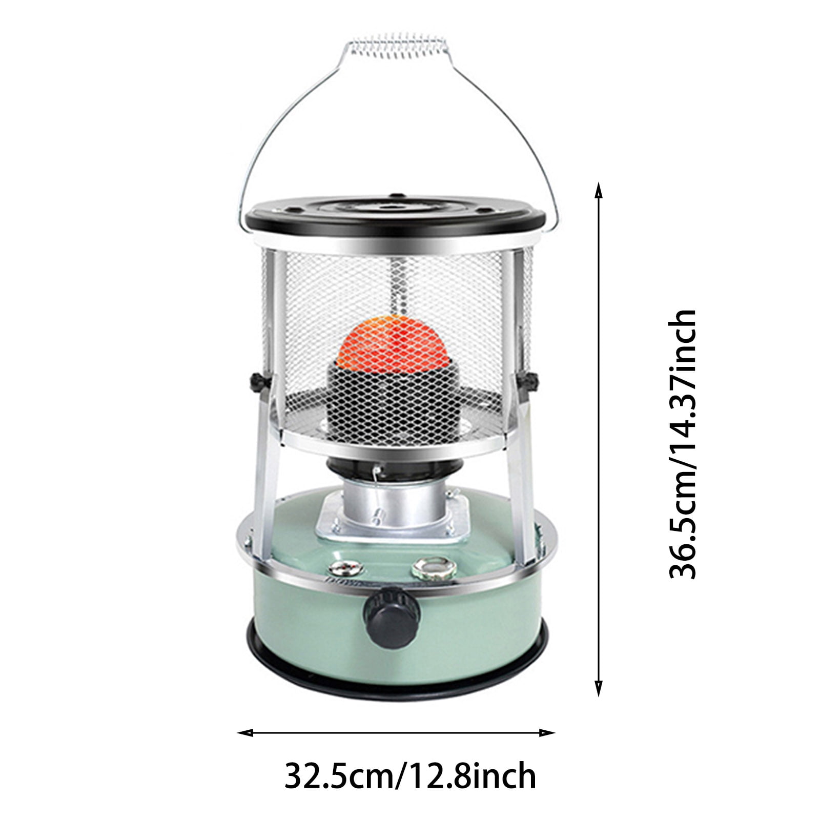 Non Electric Heaters For Indoor, 9000 Btu(Lasts 18 H) Kerosene Heater Indoor For Large Rooms, Portable Heater For Power Outage, Suitable For Camping, Home, Garage, Emergency Heat