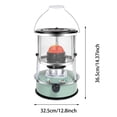 thumbnail image 3 of Non Electric Heaters For Indoor, 9000 Btu(Lasts 18 H) Kerosene Heater Indoor For Large Rooms, Portable Heater For Power Outage, Suitable For Camping, Home, Garage, Emergency Heat, 3 of 13
