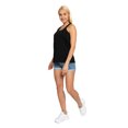 thumbnail image 3 of Women's Gathered Racerback Sleeveless Tank Top, M, Black, by Ambesonne, 3 of 4