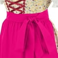 thumbnail image 5 of TFEOQRY Women's Dirndl Dress' Accessory Tie Apron Oktoberfest Carnival Party Outfit Hot Pink, 5 of 9