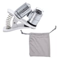 thumbnail image 1 of 60X Magnifying Glass LED Mini Portable Microscope Mobile Phone Magnifier for Jewelry Appraisal Painting Repair, 1 of 7