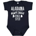 thumbnail image 3 of Inktastic Alabama Awesome Since 1819 Boys or Girls Baby Bodysuit, 3 of 5