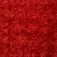 thumbnail image 3 of BalsaCircle 14 feet x 29" Satin Raised Roses Banquet Table Skirt Red, 3 of 4