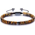 thumbnail image 1 of GHSDFBB Natural Stone Beads Bracelet Healing Crystal Adjustable Handmade Braided Rope Gemstone Bracelets for Men, 1 of 7