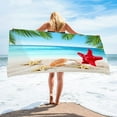 thumbnail image 6 of Matoen Microfiber Beach Towels, Oversized Lightweight Quick Dry Sand Proof, Lightweight Beach Towel for The Swimming, Sports, Beach, 6 of 6