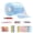 B, variant on Glitter Double Sided Tape DIY Stress Relief Craft Kit with Tape Clay and Decorative Stickers C