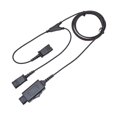 thumbnail image 1 of Y-Splitter - Adaptador Y-Training Cable con interruptor de micrófono coatible con auricular Plantronics QD para fin de entrenamiento, 1 of 5