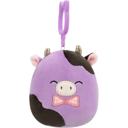 Squishmallows 4" Easter Clip-On Alexie the Cow