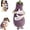 Eggplant, variant on Hugging Pillow with Warmth and Rhythmic Patting, Plush Sleep Aid Comfort Companion for Adults, Large Soft Animal Plushie Gift