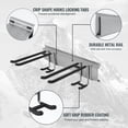 thumbnail image 6 of Wall Mount Tool Storage Rack, Heavy Duty Garage Organizer, Garden Hooks and Hangers, Hold Up to 350lbs Grey AK806, 6 of 16