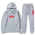 thumbnail image 5 of Chándal para hombre, ropa deportiva para correr, sudaderas informales, pantalones deportivos, ropa de calle, jersey con estampado de letras, sudaderas con capucha de forro polar, traje deportivo, 5 of 5