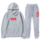 thumbnail image 5 of Chándal para hombre, ropa deportiva para correr, sudaderas informales, pantalones deportivos, ropa de calle, jersey con estampado de letras, sudaderas con capucha de forro polar, traje deportivo, 5 of 5