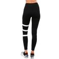 thumbnail image 4 of Women's Solid Pocket Activewear Leggings - Varsity Striped, S, 4 of 5