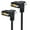 Length:1m shape:Right bend, variant on USB C 3.1 Male to male Double Screw Locking Connector Quick Charging 10Gbps Data Transfer and 4K60Hz Video Support 5V3A