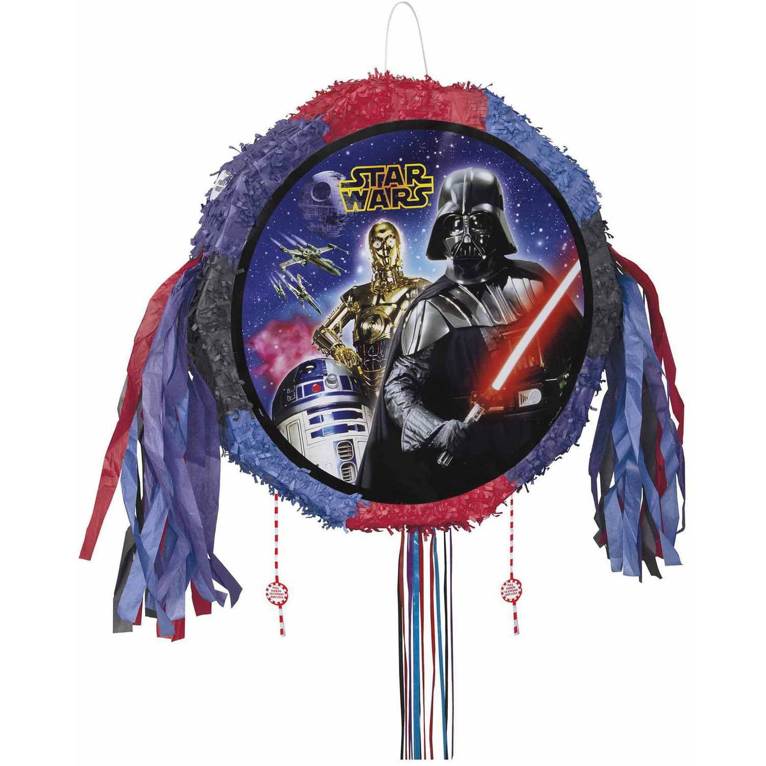 Star Wars Pinata, Pull String, 18 x 18, 1ct - Walmart.com