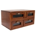 thumbnail image 4 of Shisuyan Retro Cosmetics Box Drawer Style Storage Box Skincare Organizer Wooden Box, 4 of 8