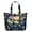 Floral, variant on Cute Space-Themed Travel Tote Bag with Planets, Aliens, Spacecraft Large Capacity Weekender Bag with Multiple Pockets for Weekend Getaways Fitness
