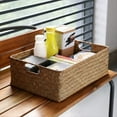 thumbnail image 4 of Cesta de Marino Tejida - Cesta de Mimbre de Paja Natural para Almacenar Frutas, Pan y Toallas, Ideal para el Hogar y la Cocina, C, 4 of 6