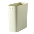 thumbnail image 1 of Wastebasket Trash Container PP TPR Plastic Wastebasket Slim Open Top Garbage Container Small Trash Can Garbage Container For Bathroom Bedroom Kitchen, 1 of 2