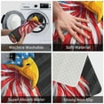 thumbnail image 3 of Sikiie Eagle Head With American Flag Print Flannel Anti-slip Floor Mat 16x24in, Thickened Dustproof Entrance Door Mat Floor Mat for Kitchen, Bathroom, Laundry Room, 3 of 7