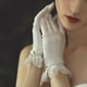 thumbnail image 5 of Guantes de novia Guantes de dedos completos Guantes cortos de para disfraces Vestido de banquete, 5 of 9