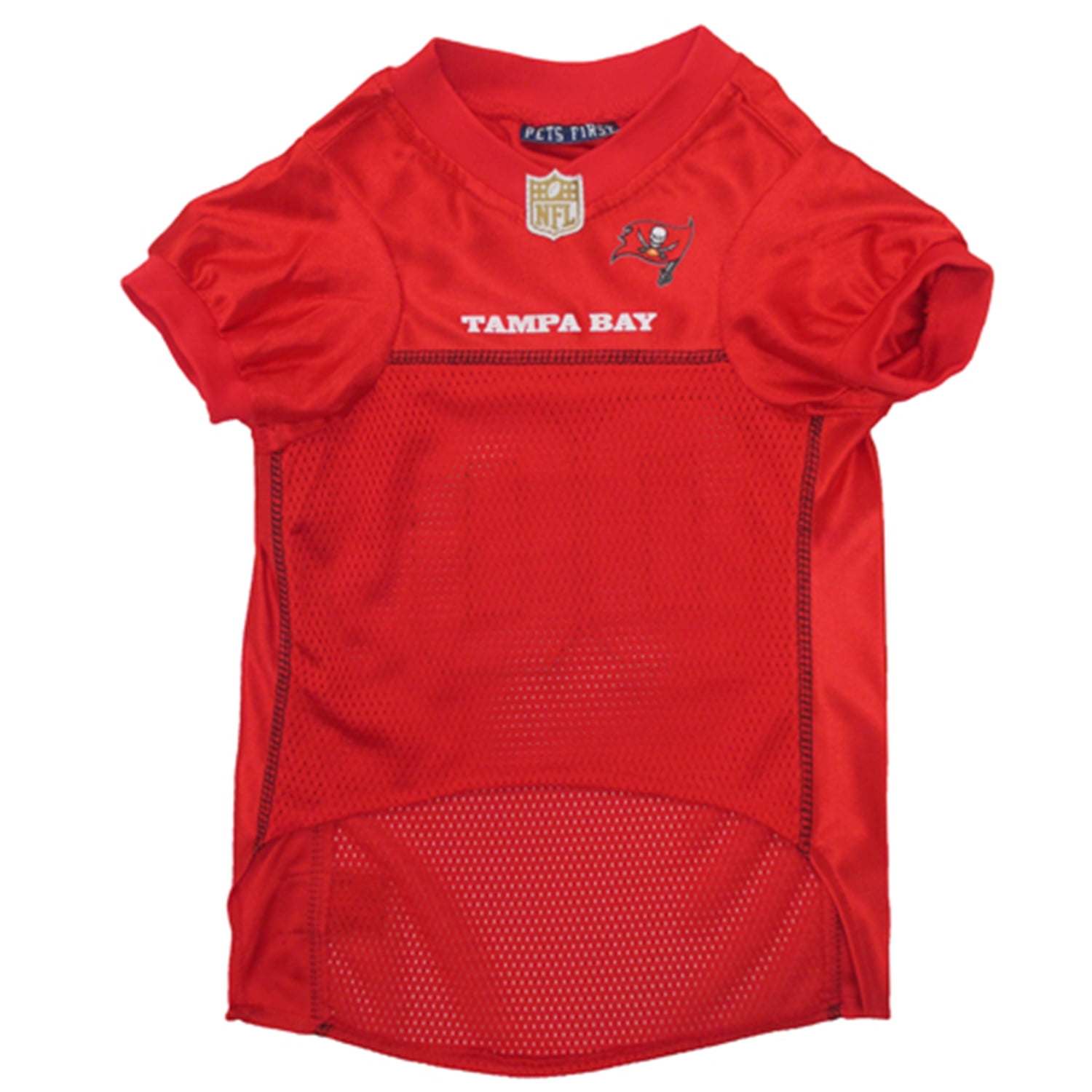 Pets First NFL Tampa Bay BuccaneersLicensed Mesh Jersey for Dogs and Cats - Extra Large