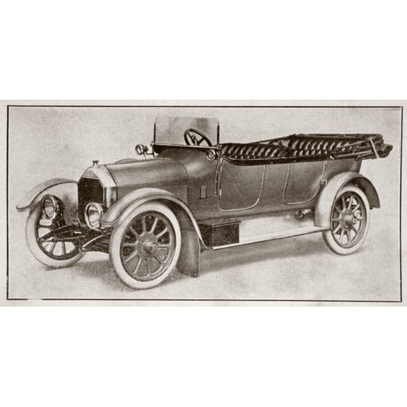 Humber 14 Hp Model Of 1914 From La Esfera 1914 Canvas Art - Ken Welsh Design Pics (19 x 10)