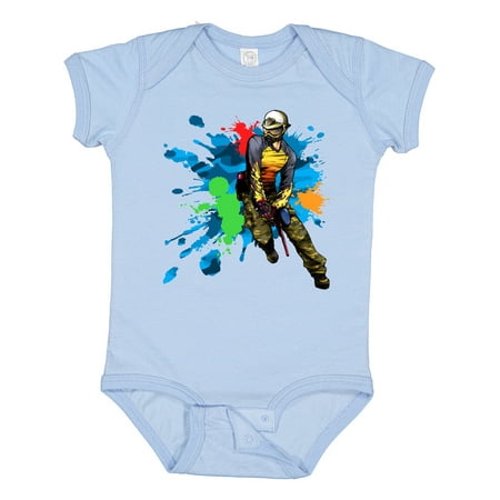 

Inktastic Paintball Splatter Gift Baby Boy Bodysuit