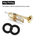 thumbnail image 3 of 10PCS Small Key Trumpet Felt Washers Cushion Pad Trumpets Accessory Musical Parts White, 3 of 8