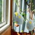 thumbnail image 5 of Decoraciones de Pascua, adornos de Pascua, regalos de Pascua, simulación de Pascua, corona de espuma de lana, decoración, paisajismo, artesanía, 5 of 5