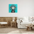 thumbnail image 2 of Stupell Industries Day of Dead Cat Portrait Animals & Insects Painting Gallery Wrapped Canvas Print Wall Art, 24 x 24, 2 of 7