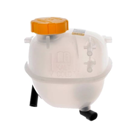 KarParts360 For Chevy Vectra 2003 2004 2005 Pressurized Coolant Reservoir | Plastic | White | Spring Loaded Twist Cap | 1 Mounting Hole | w/ Cap | 9202200, 32021931