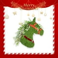 thumbnail image 5 of Christmas Horse Head Door Hanging – PVC Holiday Wreath for Front Door, Entryway or Wall – Festive Horse Head Decoration for Christmas & Winter Home Décor, 5 of 5