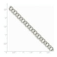 thumbnail image 5 of 14K White Gold Double Link Charm Bracelet, 5 of 5