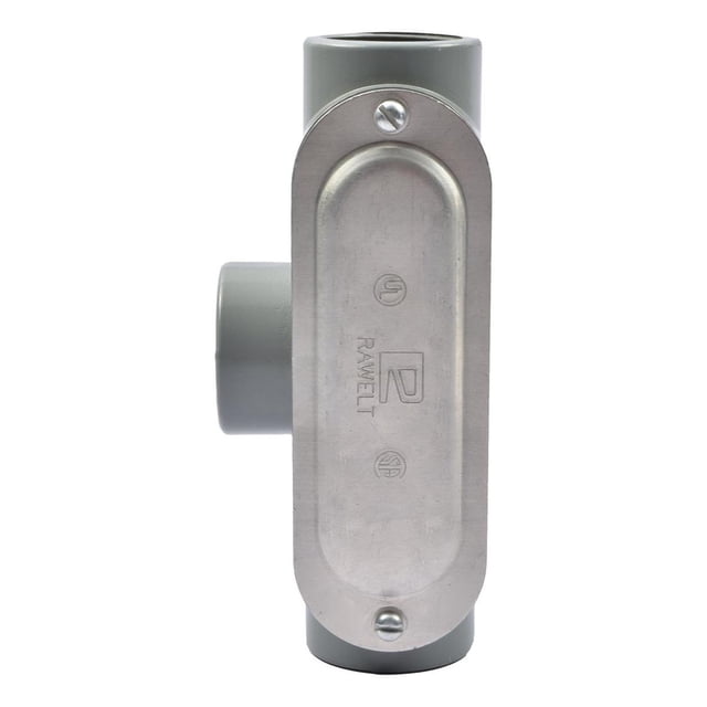 Caja De Registro Oval Rawelt Rosca Npt 1 1/2"