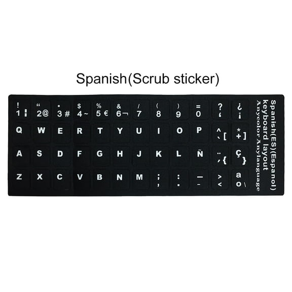 Huanledash Russian Spanish English French Letters PC Laptop Computer Keyboard Stickers