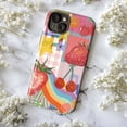 thumbnail image 5 of Y2K Fruit Collage iPhone Case – Bright Aesthetic with Stars, Rainbows & Berries Phone Cover for iPhone 16 15 14 13 12 11 Pro Max Mini, 5 of 6