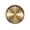 Gold, variant on Clocks - 12" Round - Wall Clock - Silver Face - Silver Plastic Frame - Modern