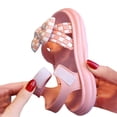 thumbnail image 3 of Baby Toddler Girls Soft Open Toe Summer Sandals Flower Princess Flat Shoes, 3 of 6