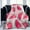 Pink Watermelon, variant on Christmas Card with Gnomes Soft Throw Blanket 40"x50" Lightweight Flannel Fleece Blanket for Living Room Bedroom Sofa Couch Warm and Cozy