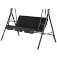 thumbnail image 2 of Yuarrent Funda de asiento columpio de 150cm, cojín impermeable para silla, Patio, jardín, asiento exterior, funda protectora para asiento a prueba de Jardín y Patio negro Yuarrent HA005111-05, 2 of 6